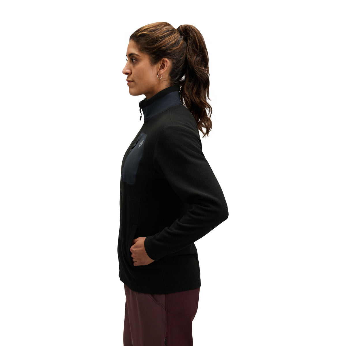 Black-Black ~ Model is 5' 6" | Chest 34" | Waist 28" | Size Small/6 