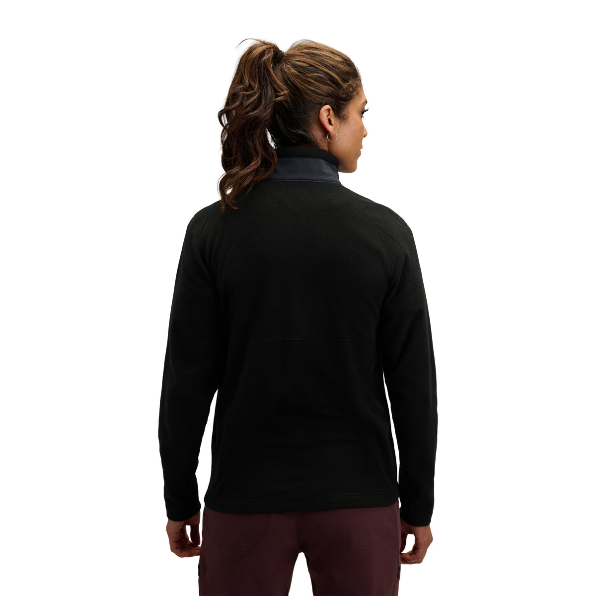 Black-Black ~ Model is 5' 6" | Chest 34" | Waist 28" | Size Small/6 