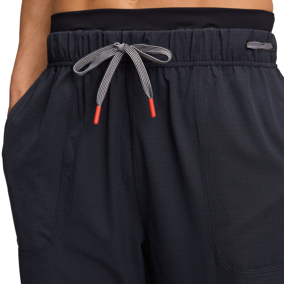 Black ~ Model is 5' 8" | Waist 28" | Size Small/6 
