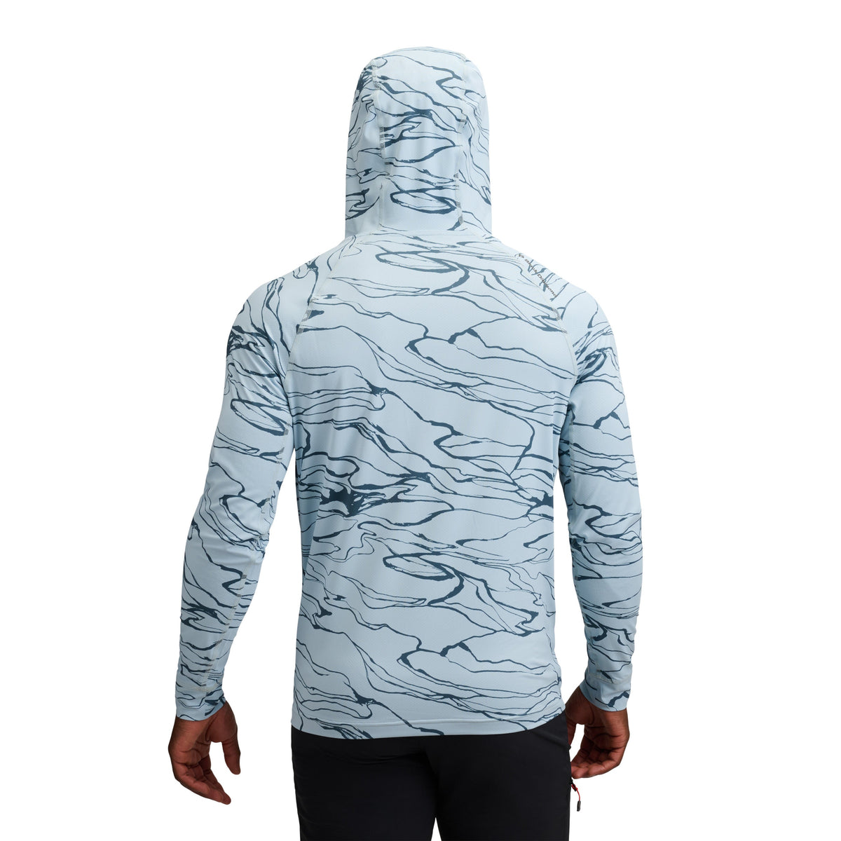 Relief-Fog Blue-Midnight Blue ~ Model is 6' 0" | Chest 40" | Waist 32" | Size Medium/32 