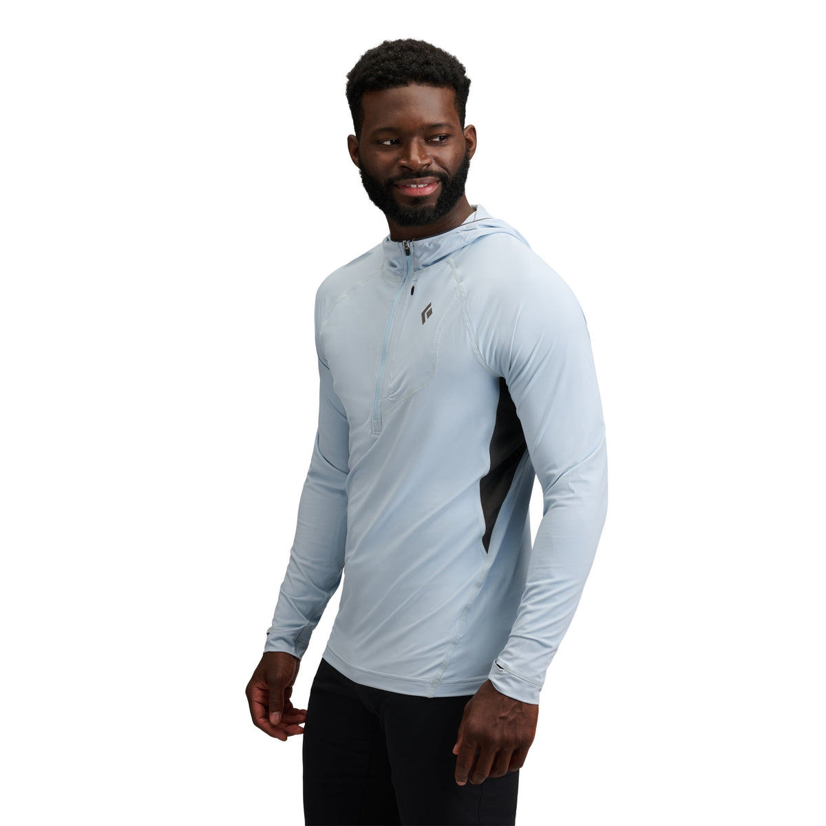 Fog Blue ~ Model is 6' 0" | Chest 40" | Waist 32" | Size Medium/32