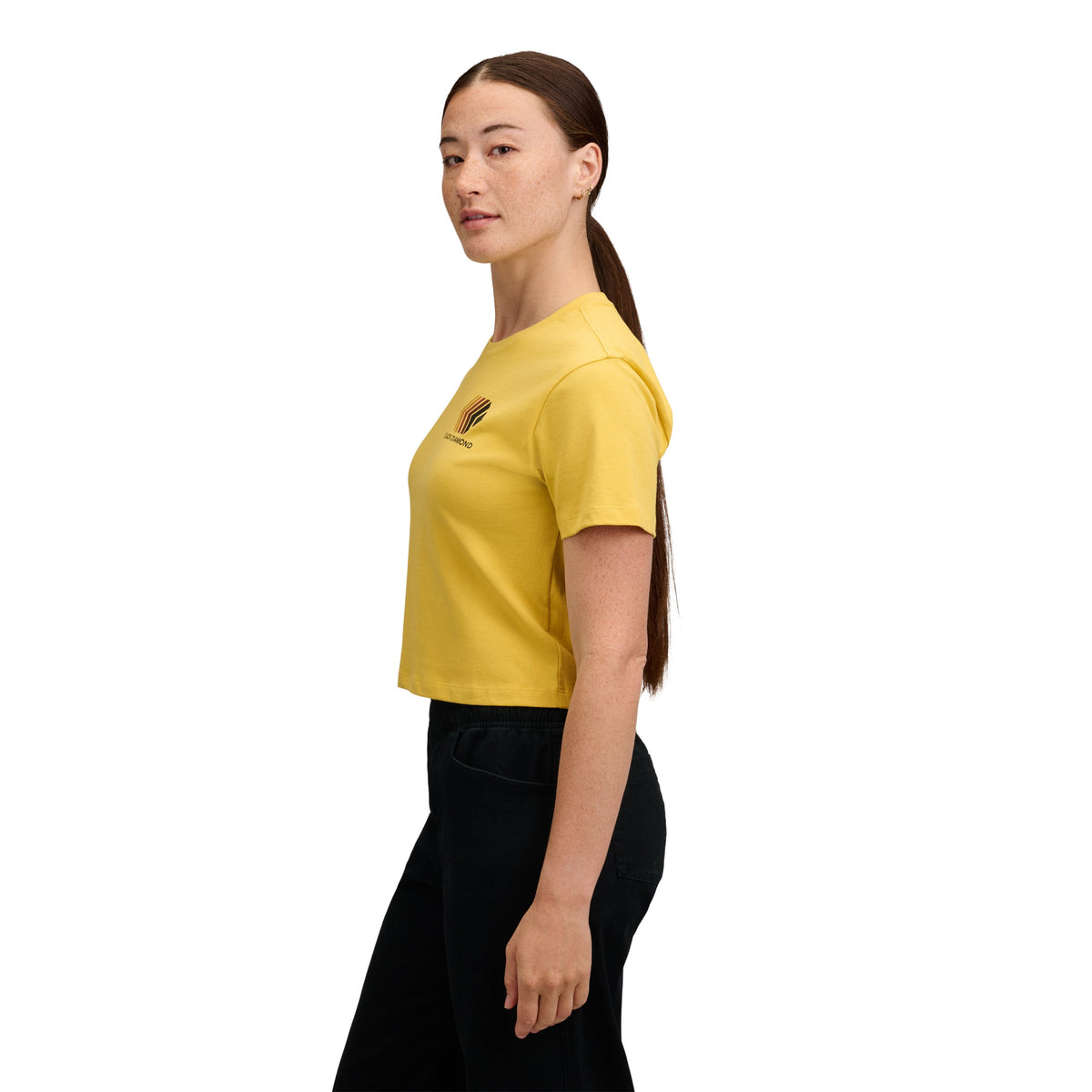 Soft Ochre ~ Model is 5' 7" | Chest 36" | Waist 27" | Size Small/6 