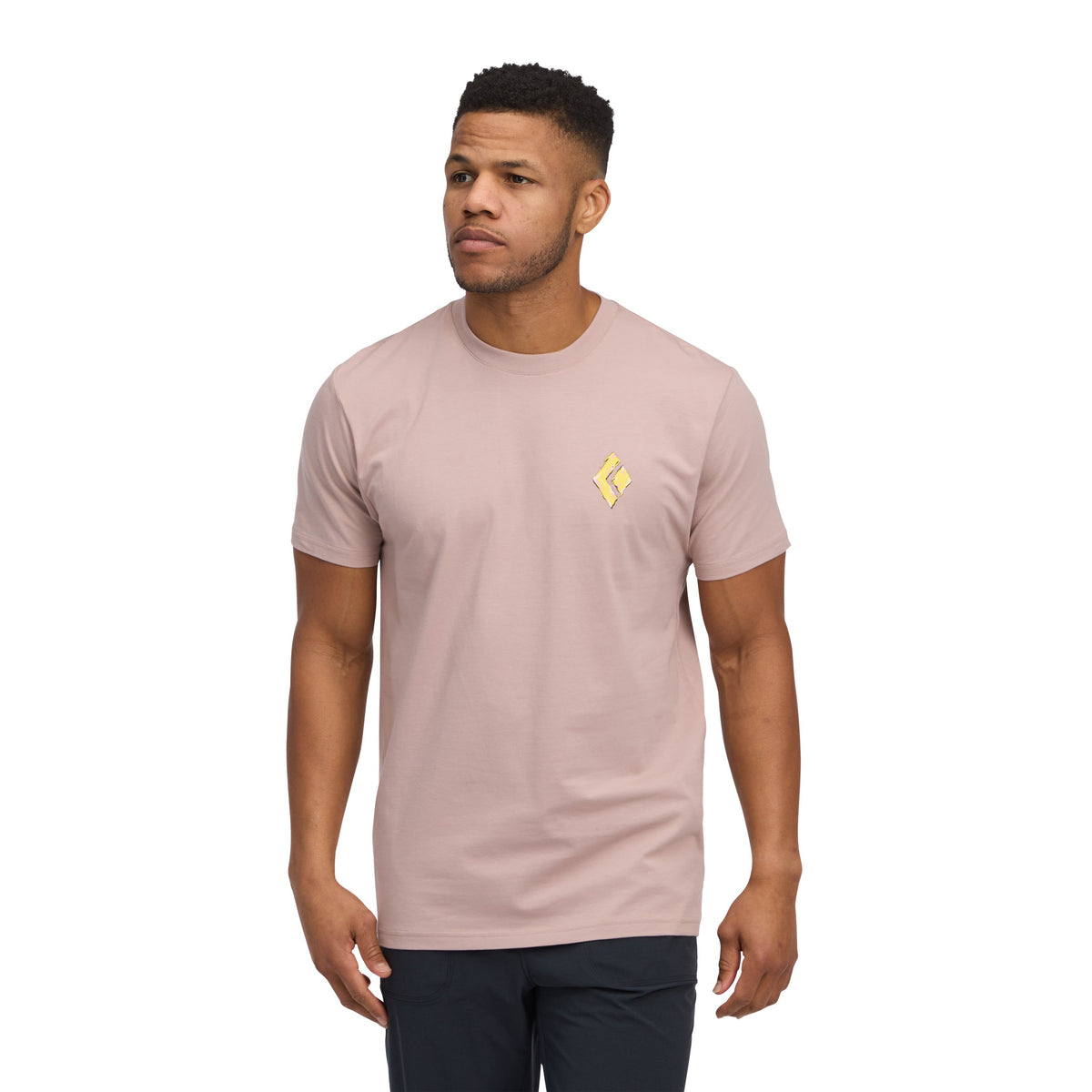 Pale Mauve ~ Model is 5' 11" | Chest 40" | Waist 33" | Size Medium/32 